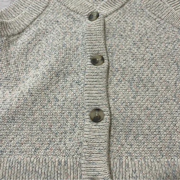 ❌SOLD❌Madewell Rainbow Marled Wakefield Button-Front Sweater Tank Size S - Picture 8 of 12